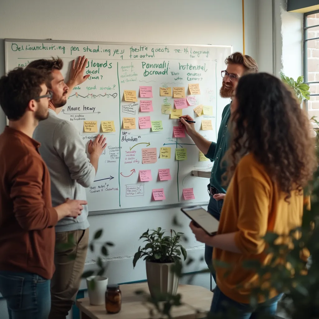 Session de planification stratégique de l'équipe
